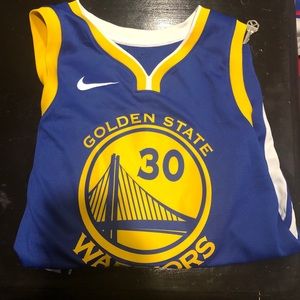 Steph Curry Golden State Warrior away jersey